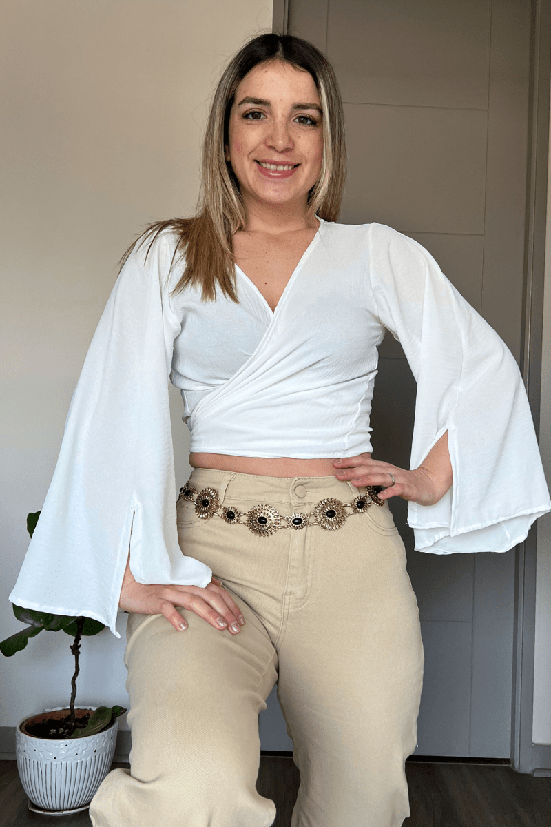 Blusa manga boho Lucky Colletion
