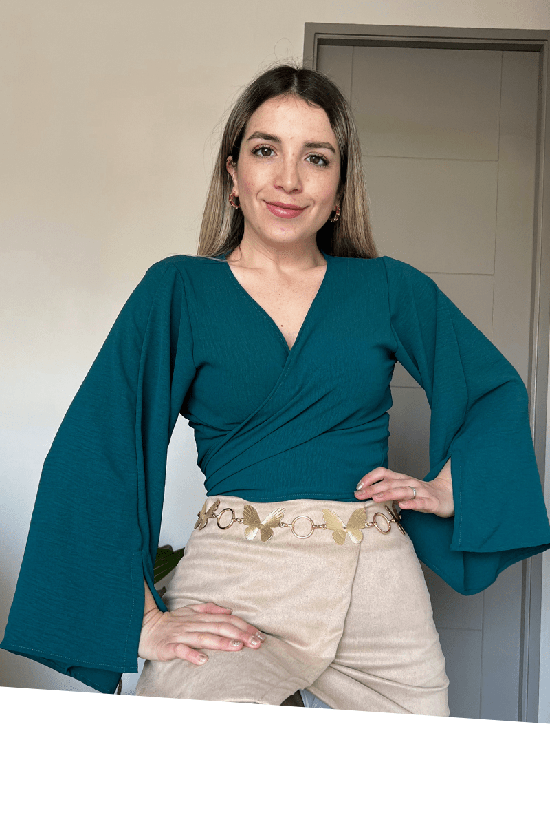 Blusa manga boho Lucky Colletion