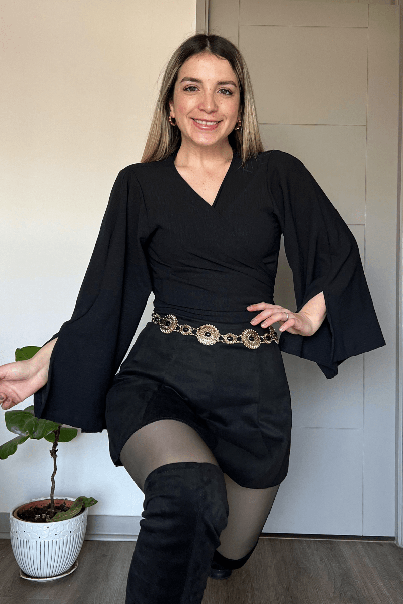 Blusa manga boho Lucky Colletion