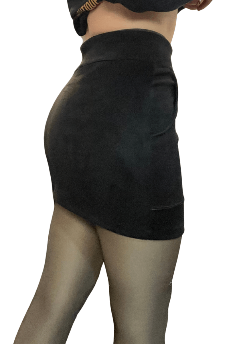 Falda de gamuza con bolsillos Lucky Collection