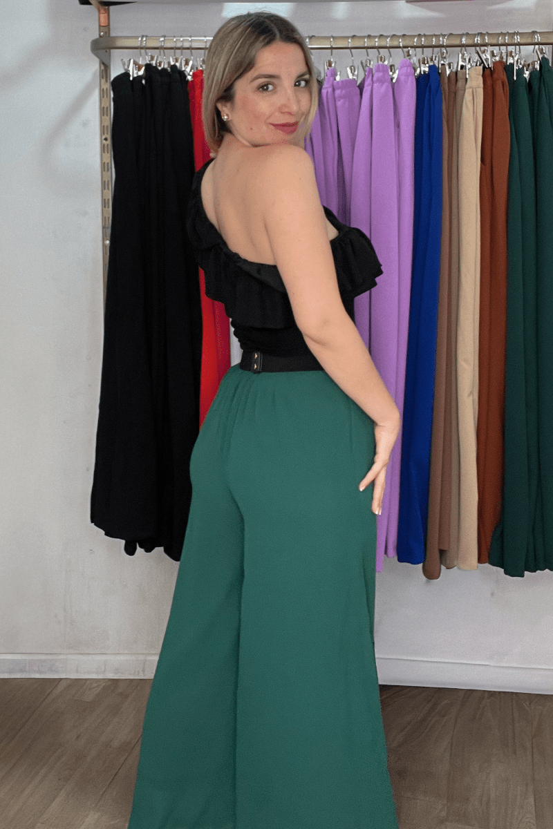 Palazzo de gasa interior algodón