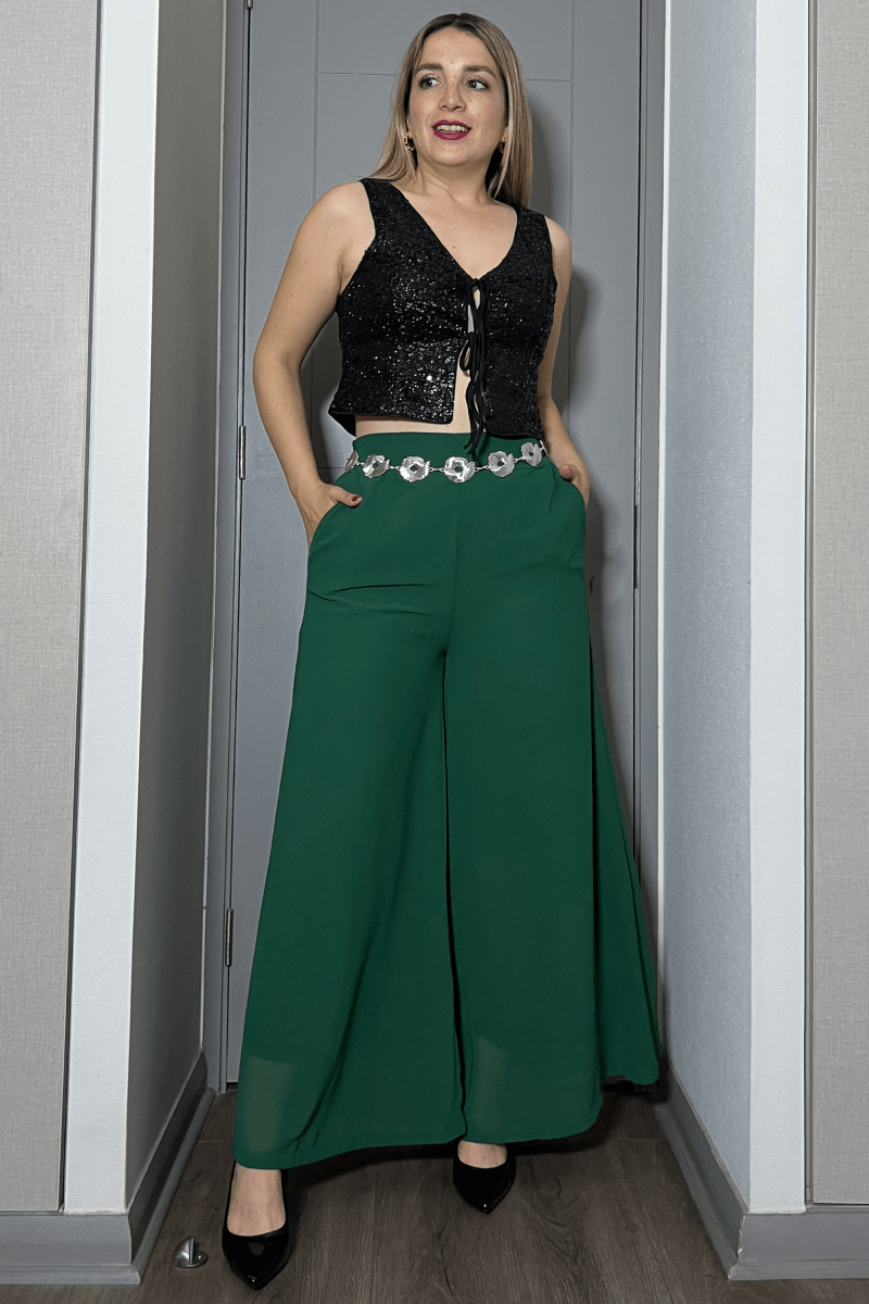 Bolero Gillette fiesta lentejuelas cintones delanteros