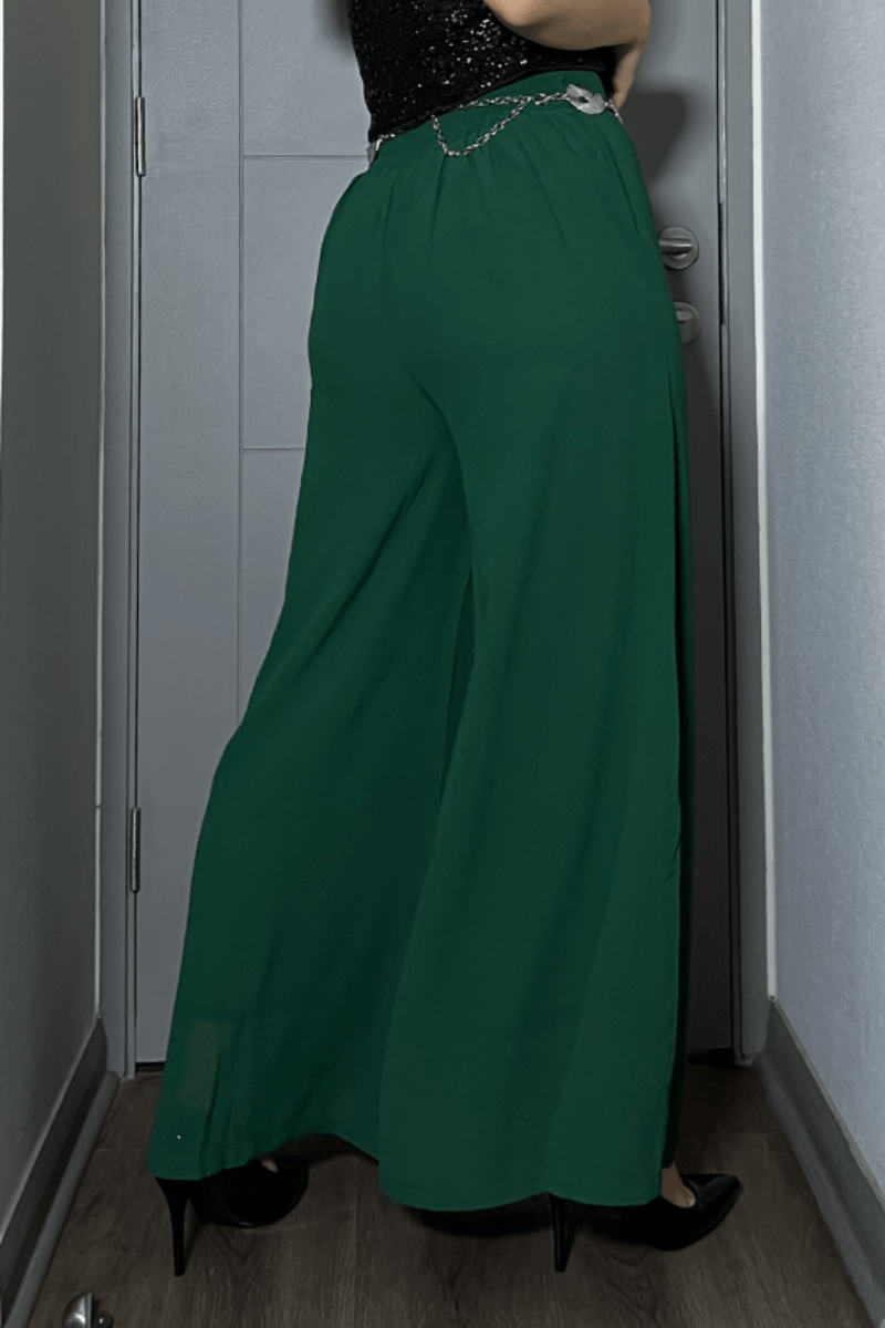 Palazzo de gasa interior algodón