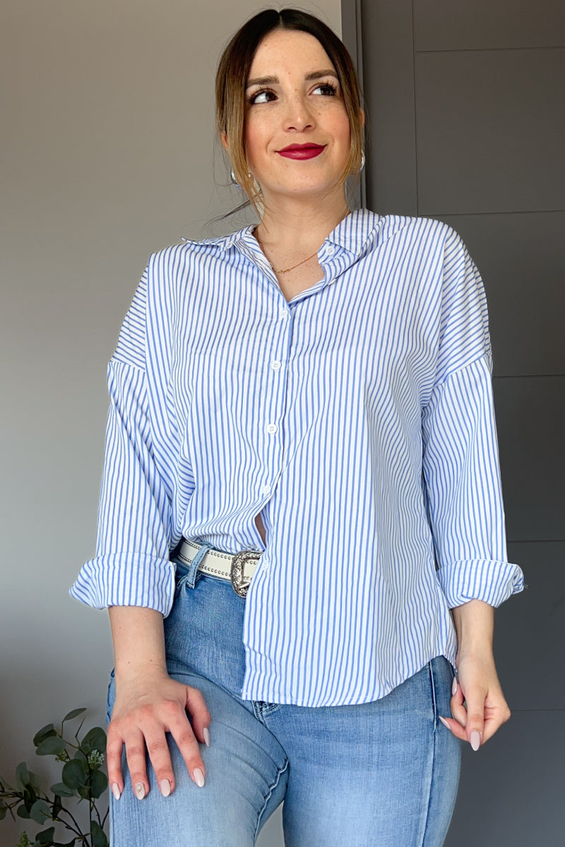 Camisa líneas oversize