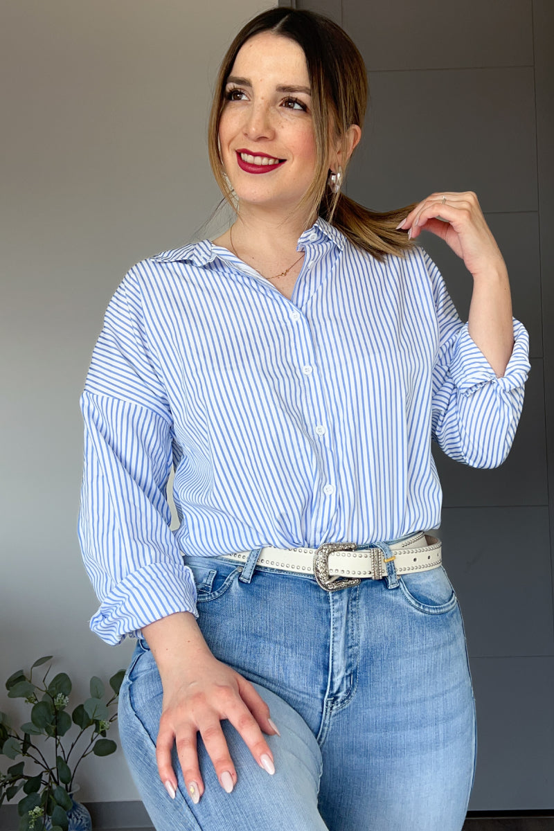 Camisa líneas oversize