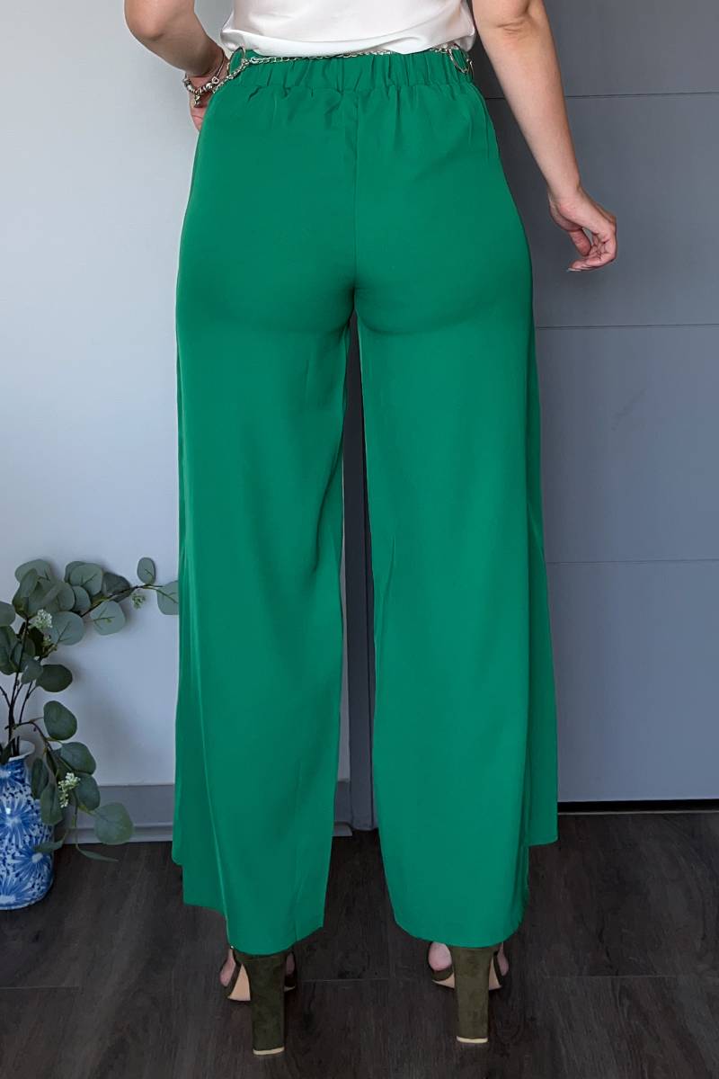 Pantalón palazzo mujer corte tulipán